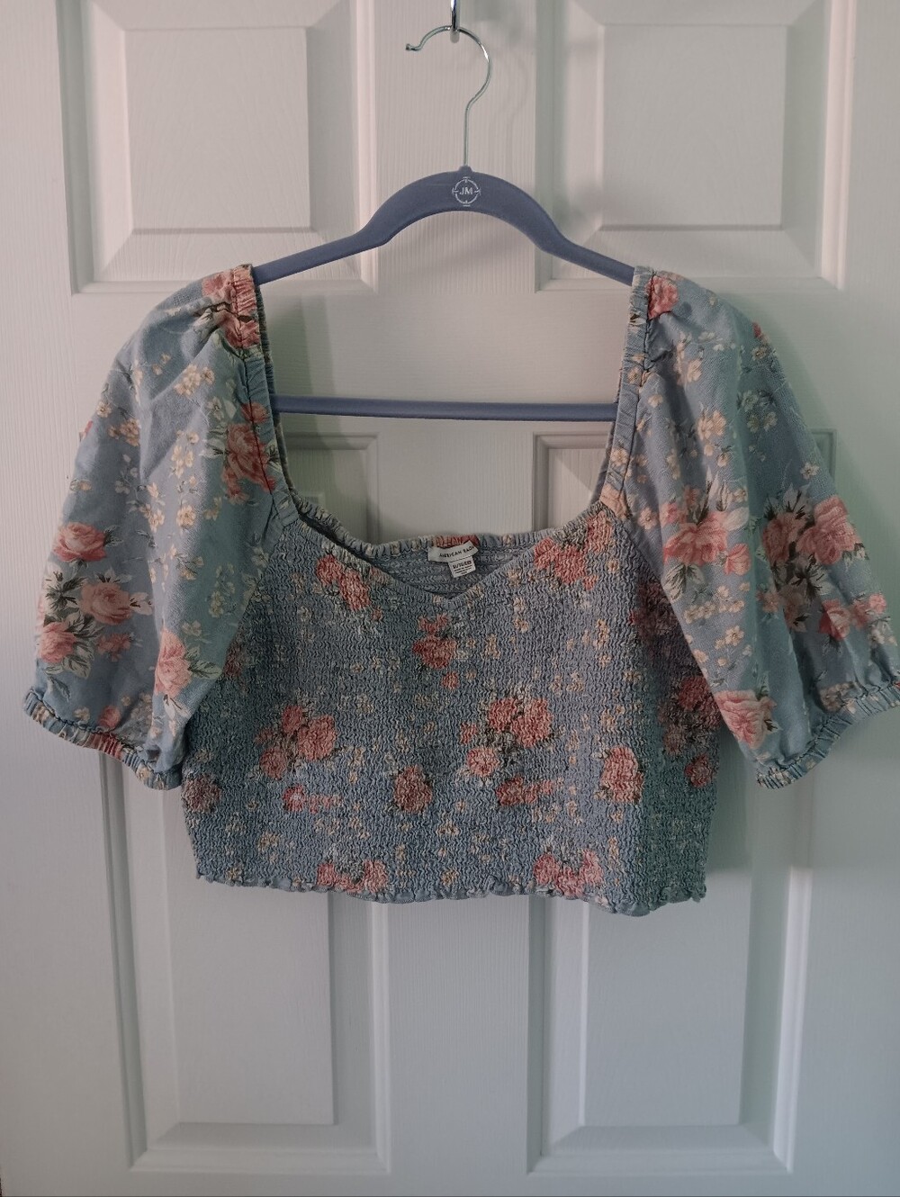AE Linen Blend Crop Top XL - Picture 2 of 4